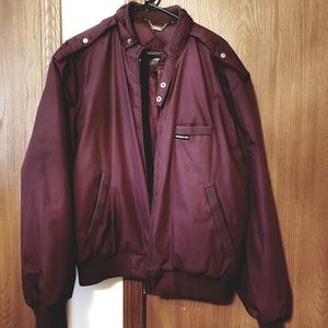 maroon members only jacket